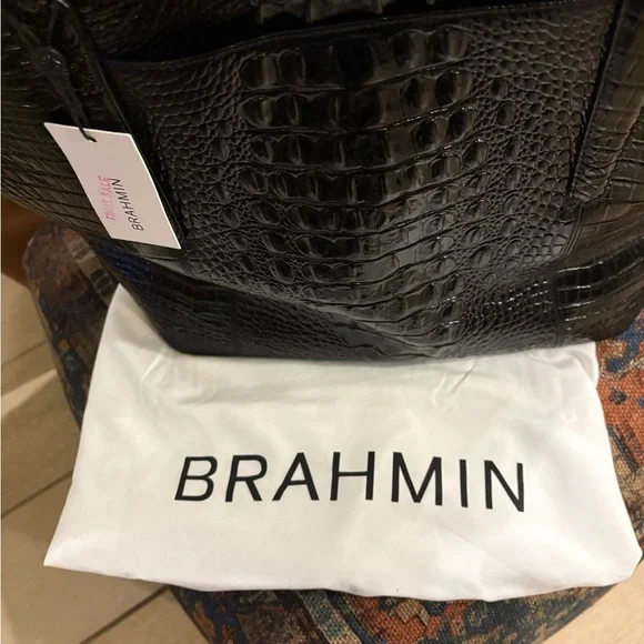 Brahmin Annika black tote, NWT - Picture 7 of 9